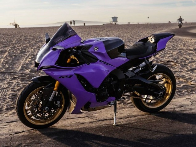 2020-2025 Purple Glossy Black Yamaha YZF 1000 R1 Motorcycle Fairings Canada