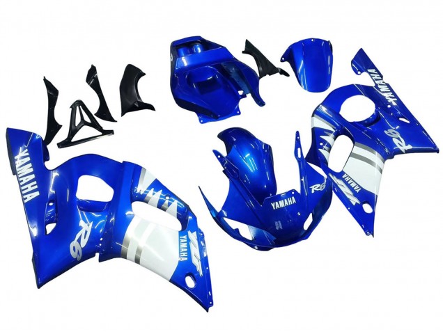1998-2002 Blue White Yamaha YZF 600 R6 Motorcycle Fairings Canada
