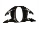 2003-2004 Glossy Black White Decals Yamaha YZF R6 Motorcycle Fairings Canada