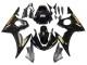 2003-2004 Glossy Black Gold Decals Yamaha YZF R6 Motorcycle Fairings Canada