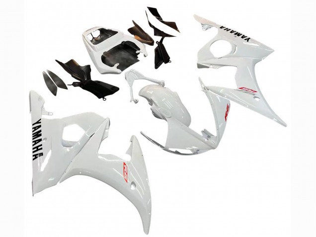 2003-2004 White Yamaha YZF R6 Motorcycle Fairing Canada