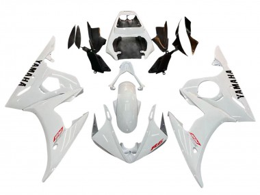 2006-2009 White Yamaha YZF R6S Motorcycle Fairing Kits Canada