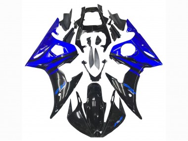 2006-2009 Blue Glossy Black Yamaha YZF R6S Motorcycle Fairings Canada