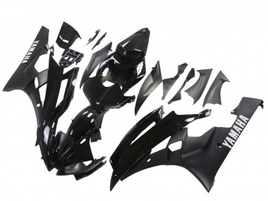 2006-2007 Glossy Black Matte Black Yamaha YZF 600 R6 Motorcycle Fairings Canada