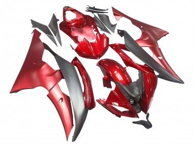 2008-2016 Red Grey Yamaha YZF 600 R6 Motorcycle Fairings Canada