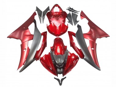 2008-2016 Red Grey Yamaha YZF 600 R6 Motorcycle Fairings Canada