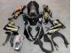 2021-2026 Glossy Black Gold Elf Snow Kawasaki ZX10R Motorcycle Fairings Canada