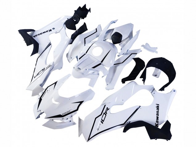 2021-2026 White Black Kawasaki ZX10R Motorcycle Fairings Canada