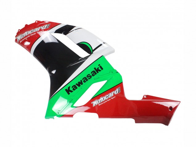 2007-2008 Green Red Kawasaki ZX6R Motorcycle Fairings Canada