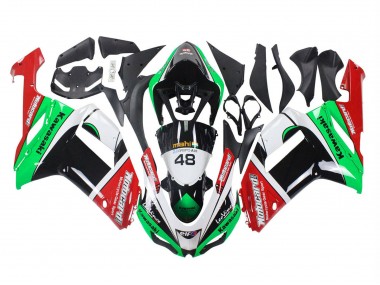 2007-2008 Green Red Kawasaki ZX6R Motorcycle Fairings Canada