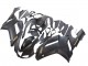2007-2008 Matte Black with Yellow Logo Ninja Kawasaki ZX6R Motorcycle Fairings Canada