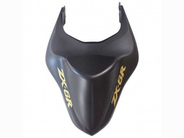 2007-2008 Matte Black with Yellow Logo Ninja Kawasaki ZX6R Motorcycle Fairings Canada