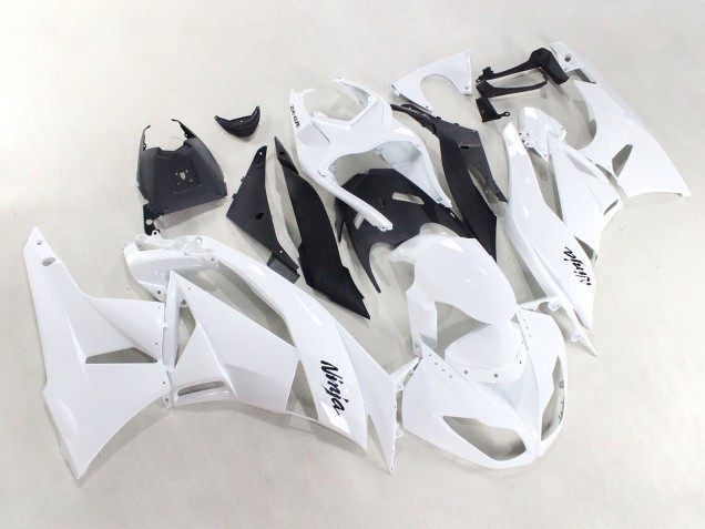 2009-2012 White Black Ninja Kawasaki ZX6R Motorcycle Fairings Canada