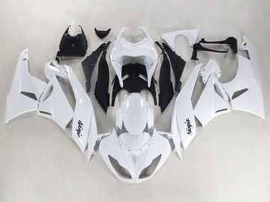 2009-2012 White Black Ninja Kawasaki ZX6R Motorcycle Fairings Canada