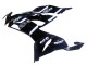 2019-2022 Glossy Black White Kawasaki ZX6R Motorcycle Fairings Canada