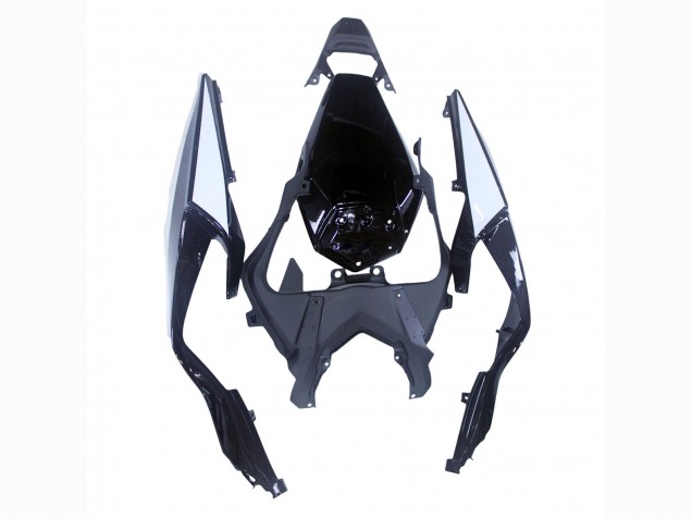 2019-2022 Glossy Black White Kawasaki ZX6R Motorcycle Fairings Canada