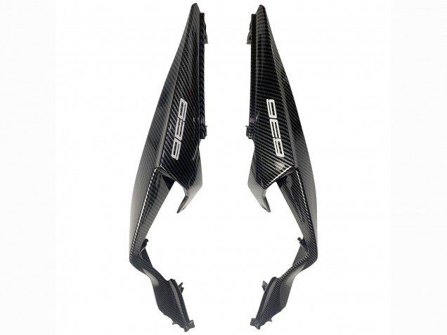 2019-2022 White Black Carbon Fiber Kawasaki ZX6R Motorcycle Fairings Canada