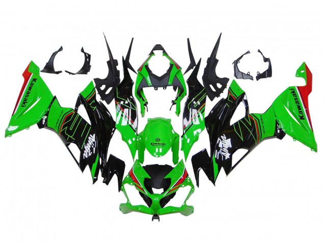 2019-2022 Green Glossy Black Red Kawasaki ZX6R Motorcycle Fairings Canada