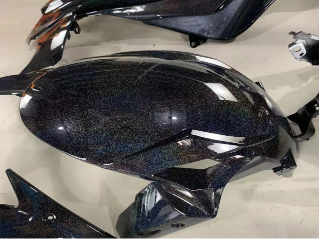 2019-2022 Black Rainbow Kawasaki ZX6R Motorcycle Fairings Canada
