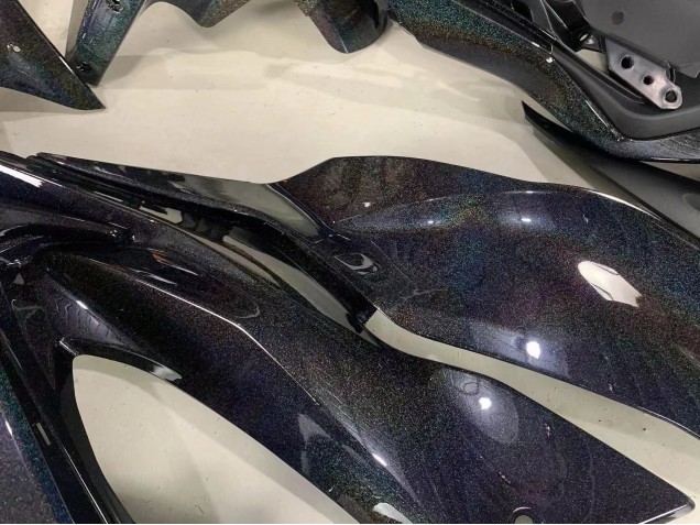 2019-2022 Black Rainbow Kawasaki ZX6R Motorcycle Fairings Canada