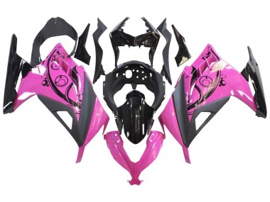 2013-2024 Pink Black Kawasaki EX300 Motorcycle Fairings Canada