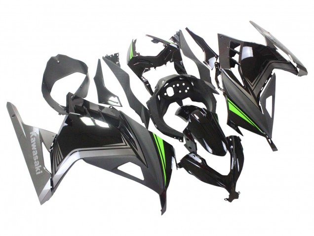 2013-2024 Glossy Black Matte Black Green Kawasaki EX300 Motorcycle Fairings Canada