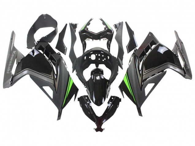2013-2024 Glossy Black Matte Black Green Kawasaki EX300 Motorcycle Fairings Canada