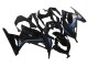 2013-2017 Glossy Black Blue Kawasaki EX300 Motorcycle Fairings Canada