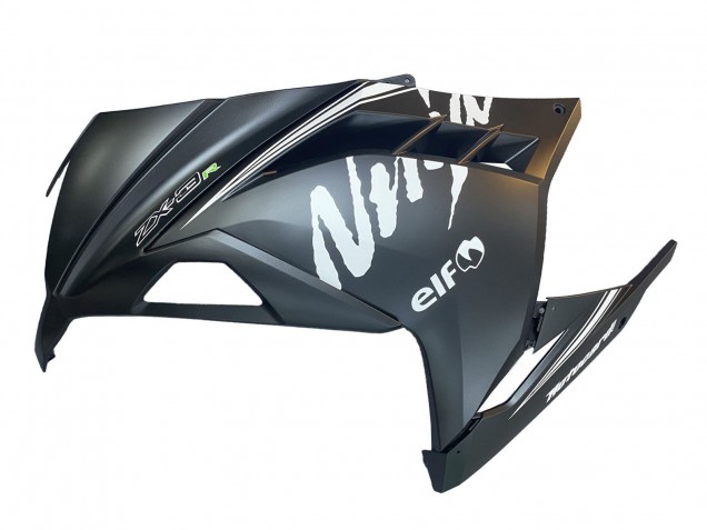 2013-2017 Matte Black White Elf Snow Kawasaki EX300 Motorcycle Fairings Canada