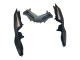 2013-2017 Matte Black White Elf Snow Kawasaki EX300 Motorcycle Fairings Canada