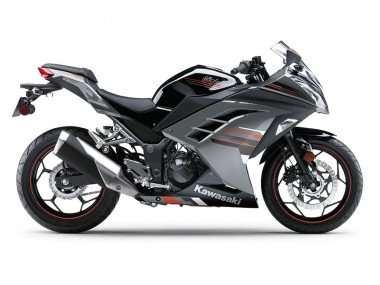 2013-2024 Black Silver Red Kawasaki EX300 Motorcycle Fairings Canada