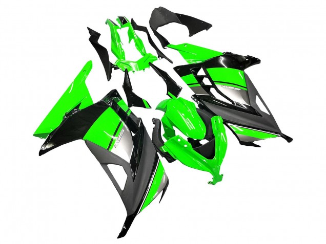 2013-2017 Green Silver Black Kawasaki EX300 Motorcycle Fairings Canada