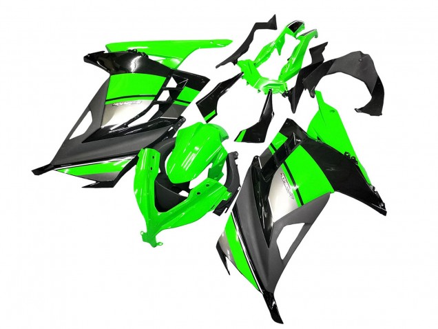2013-2017 Green Silver Black Kawasaki EX300 Motorcycle Fairings Canada