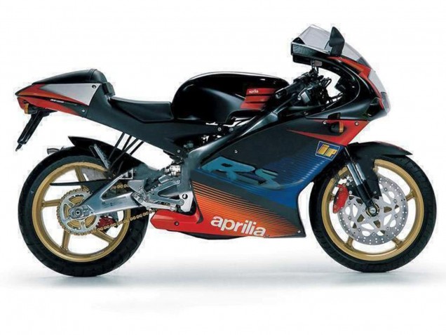 2000-2005 Black Red Silver Aprilia RS125 Motorcycle Fairings Canada