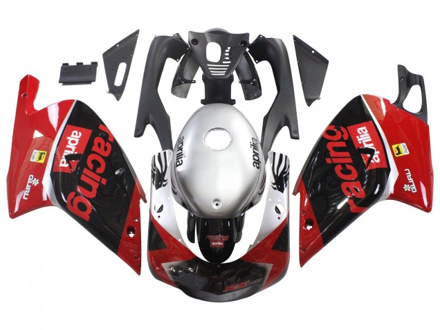 2000-2005 Red Black Silver Racing Aprilia RS125 Motorcycle Fairings Canada