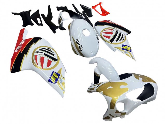 2000-2005 White Yellow Red Aprilia RS125 Motorcycle Fairings Canada
