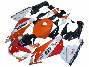 2006-2011 White Orange Red Repsol Aprilia RS125 Motorcycle Fairings Canada