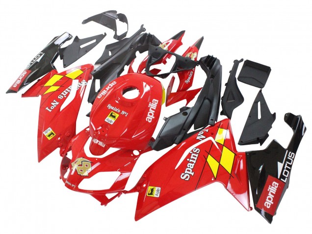 2006-2011 Red White Yellow Black Aprilia RS125 Motorcycle Fairings Canada