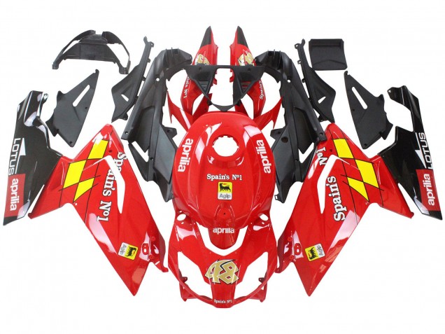 2006-2011 Red White Yellow Black Aprilia RS125 Motorcycle Fairings Canada