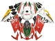 2006-2011 White Red Green Aprilia RS125 Motorcycle Fairings Canada