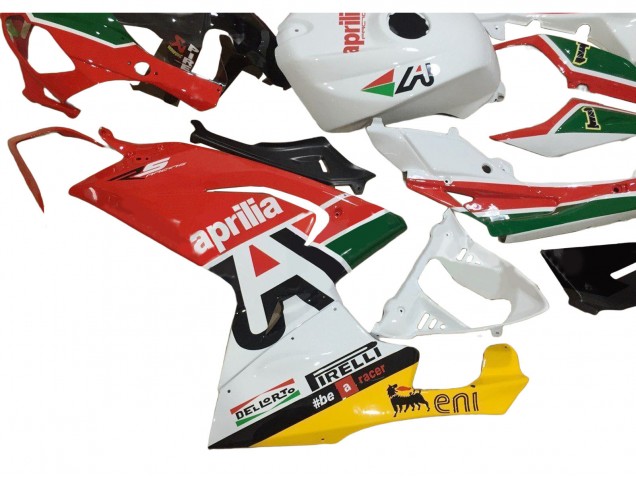 2006-2011 White Red Green Aprilia RS125 Motorcycle Fairings Canada