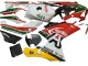 2006-2011 White Red Green Aprilia RS125 Motorcycle Fairings Canada