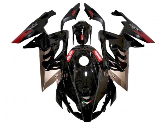 2006-2011 Glossy Black Red Aprilia RS125 Motorcycle Fairings Canada