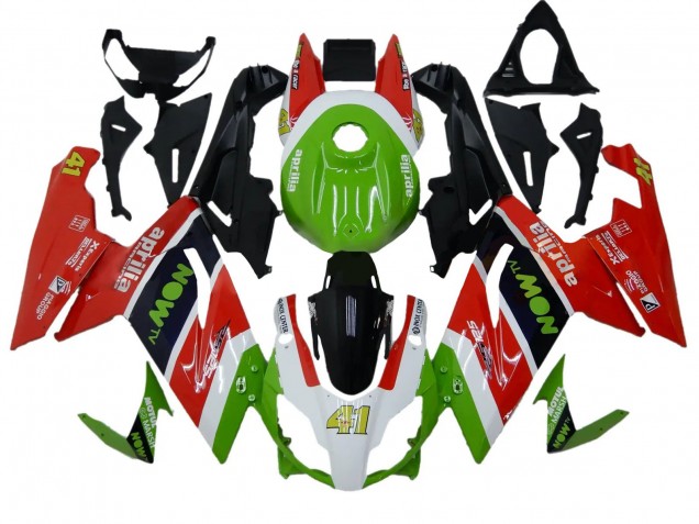 2006-2011 Green White Red Black Aprilia RS125 Motorcycle Fairings Canada