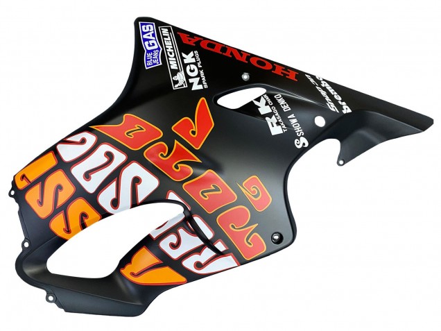 2004-2007 Matte Black Orange Rossi Honda CBR600 F4i Motorcycle Fairings Canada