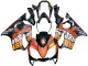 2004-2007 Matte Black Orange Rossi Honda CBR600 F4i Motorcycle Fairings Canada