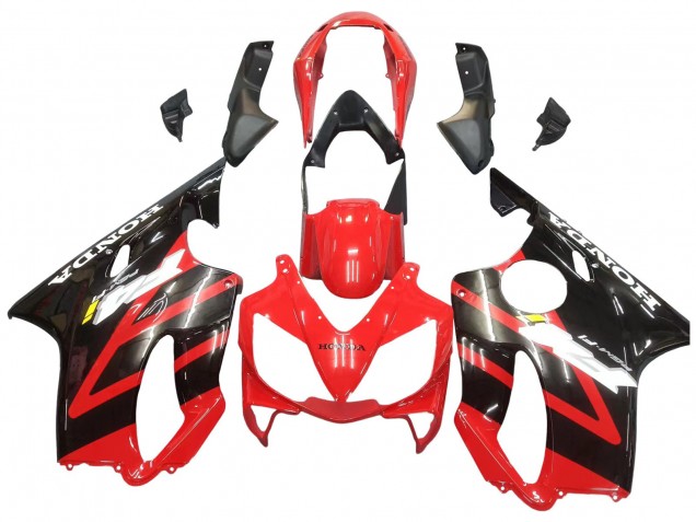 2004-2007 Red Glossy Black Honda CBR600 F4i Motorcycle Fairing Canada