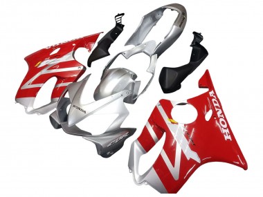 2004-2007 Silver Red Honda CBR600 F4i Motorcycle Fairings Canada