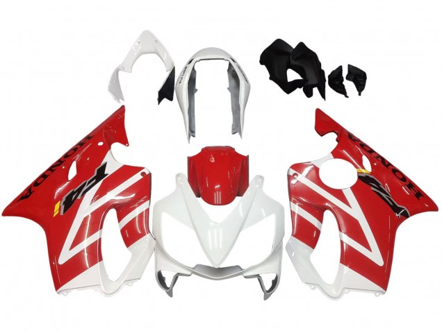 2004-2007 White Red Honda CBR600 F4i Motorcycle Fairings Canada