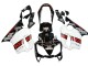 2004-2007 White Glossy Black Red Repsol Honda CBR600 F4i Motorcycle Fairings Canada